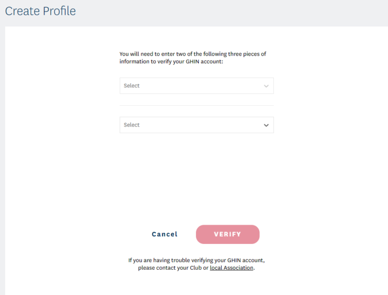 Creating a GHIN Digital Profile MASSGOLF